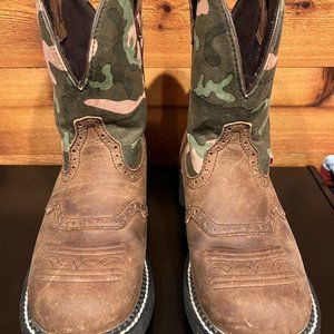 Justin Gypsy Boots Women's 8.5 Pink Camo
